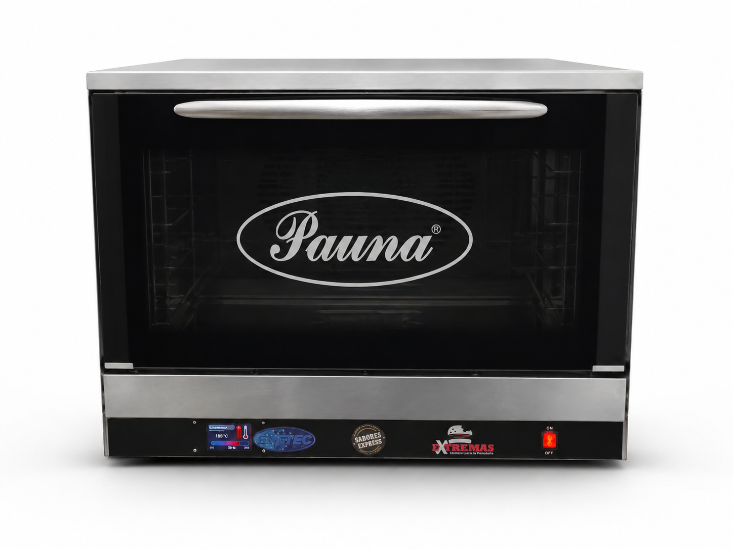 Vista frontal del horno Touch Edition